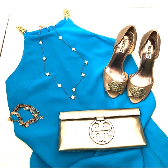 Lilly Pulitzer Dresses & Skirts - Lilly Pulitzer- Adrienne Dress in Turquoise, sz 12